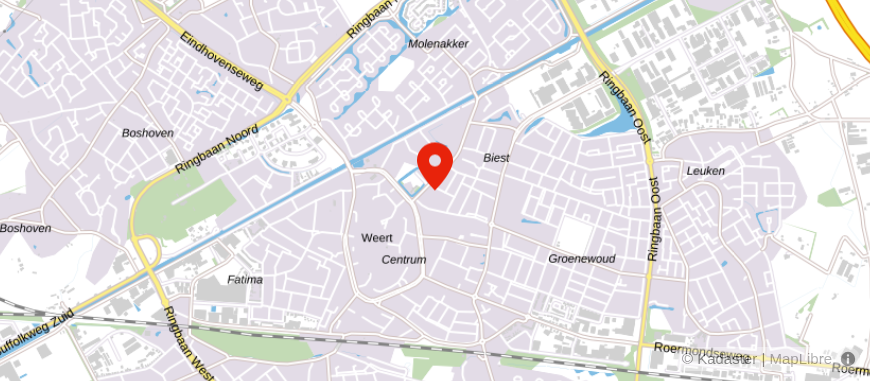 Locatie van Van Gorp Malherbe Notarissen