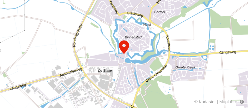 Locatie van Haulez-Hoefnagels