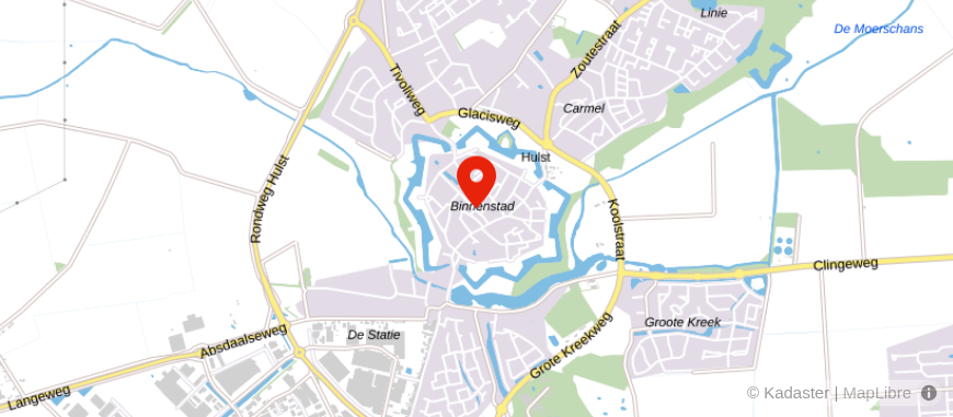 Locatie van Reunis Vastgoed