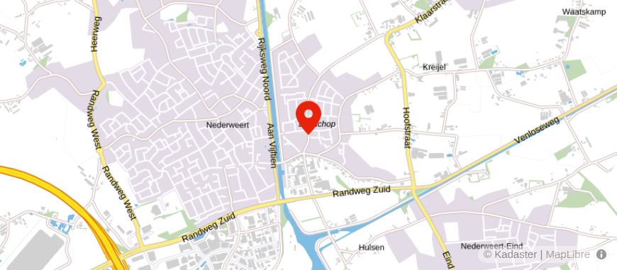 Locatie van Accountantskantoor Knoben