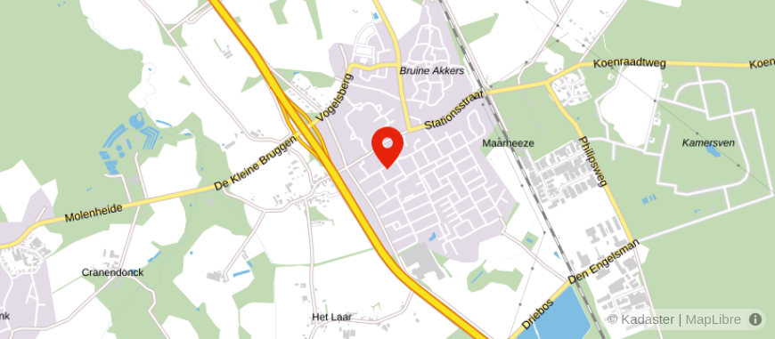 Locatie van Van de Pas Financieel Advies