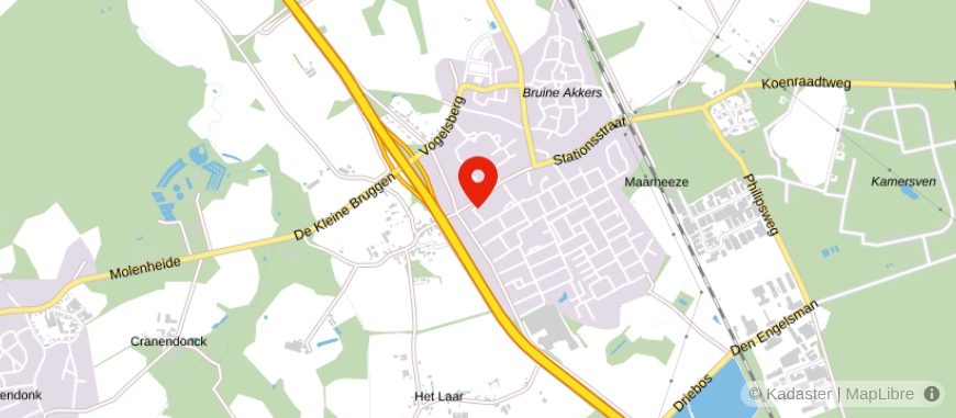 Locatie van bijRon