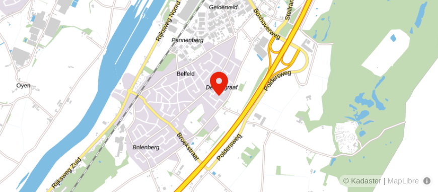 Locatie van Fincq Venlo