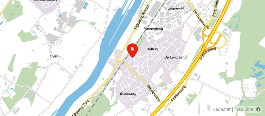 Locatie van Zekerheuts - Belfeld