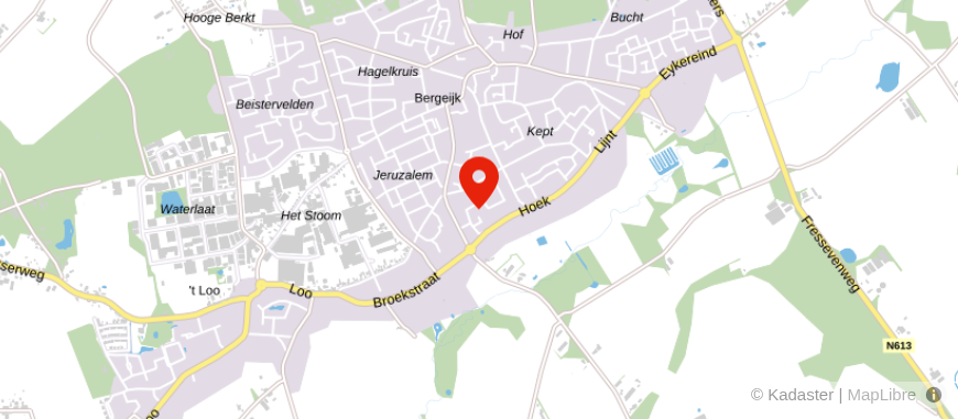 Locatie van Merlin Financiële Dienstverleners