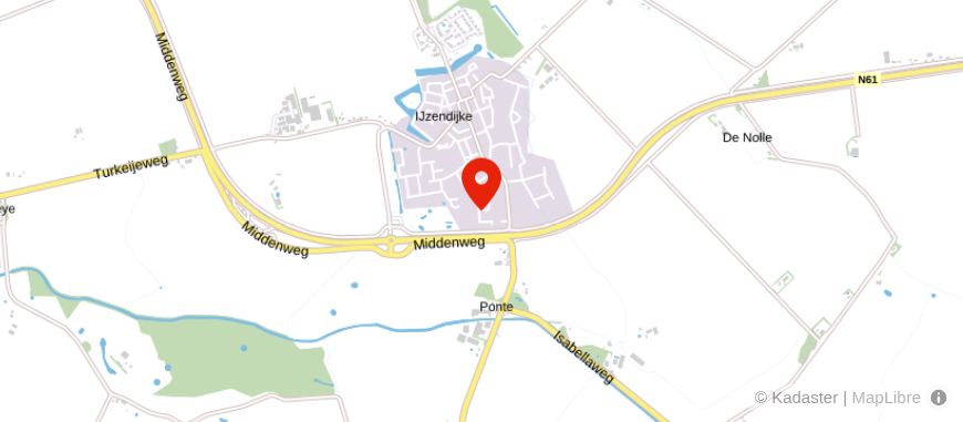 Locatie van Doolaege Administratie