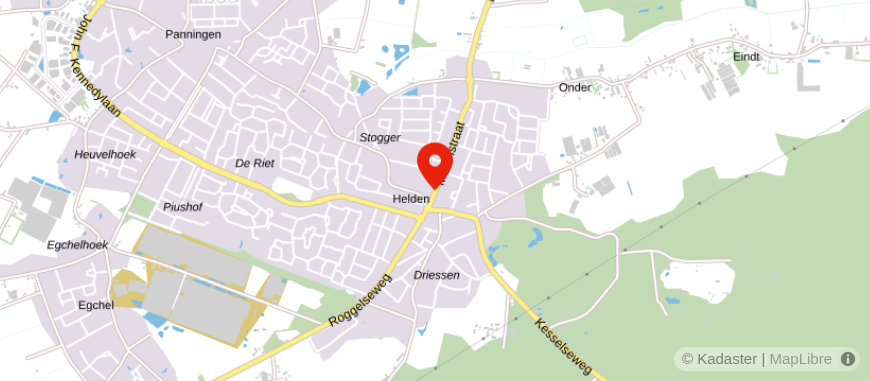 Locatie van Hoeijmakers Makelaardij