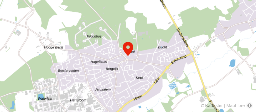 Locatie van Met Ons Makelaars - Bergeijk