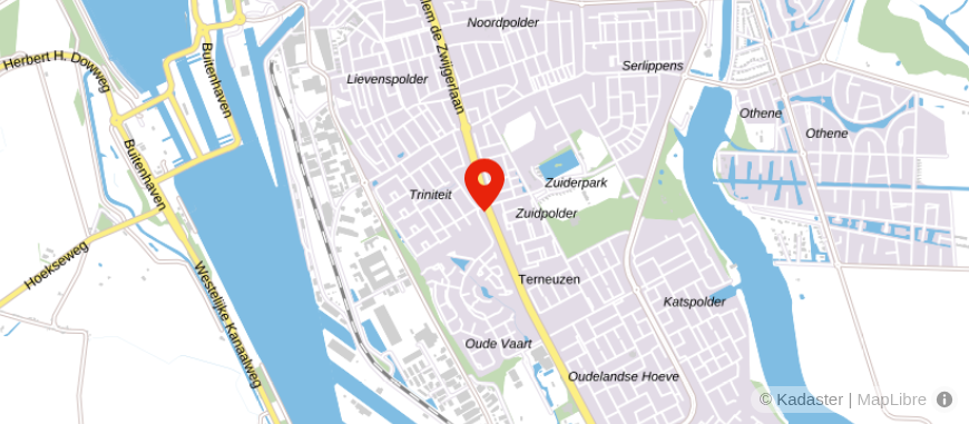 Locatie van Moovs Makelaars & Taxateurs B.V.
