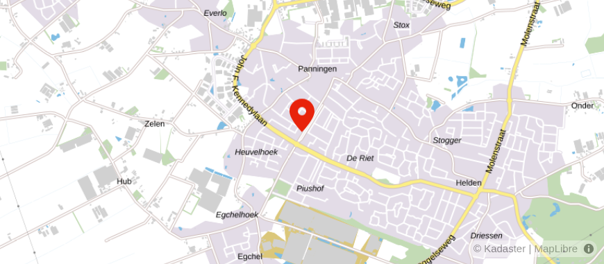 Locatie van Leenders en Gielen Assurantiën