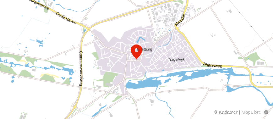 Locatie van De Dobbelaere Makelaars
