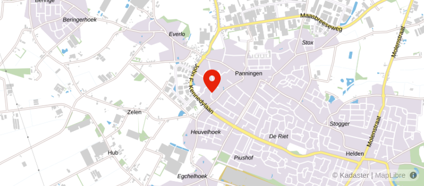 Locatie van Maison Makelaars Peel en Maas | Horst ad Maas