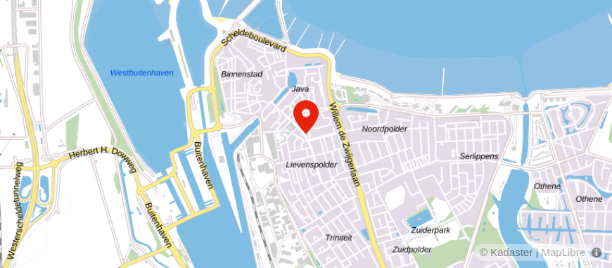 Locatie van Confido Financieel Advies