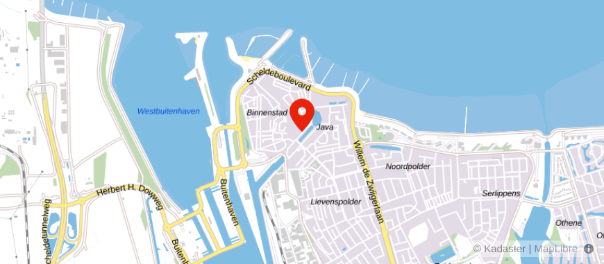 Locatie van Van Hoeve Makelaars, Taxateurs en Adviseurs
