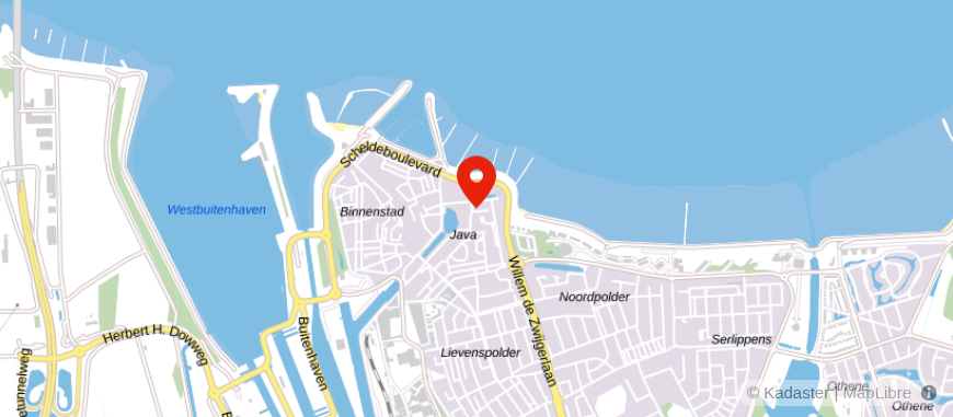 Locatie van Van Bruggen Terneuzen