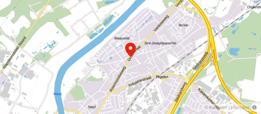 Locatie van Vetebe B.V.
