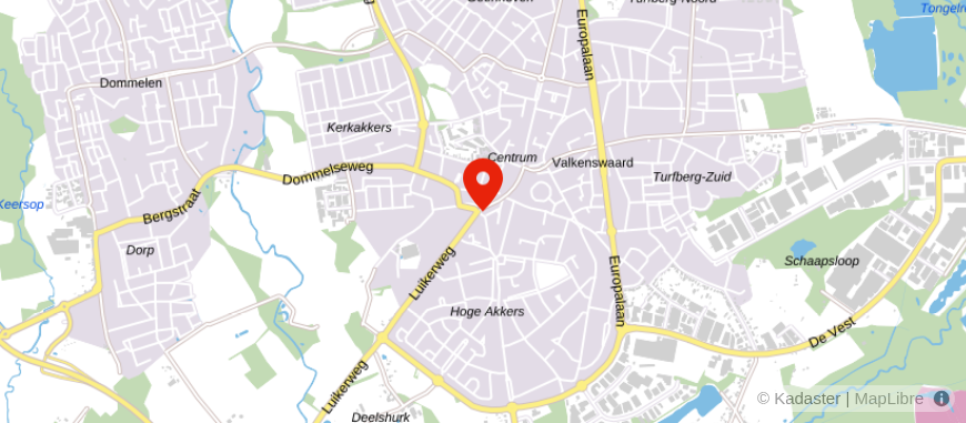 Locatie van Met Ons Makelaars - Valkenswaard