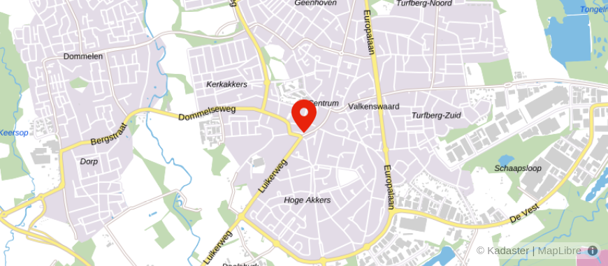 Locatie van Van Bruggen Eindhoven-Zuid