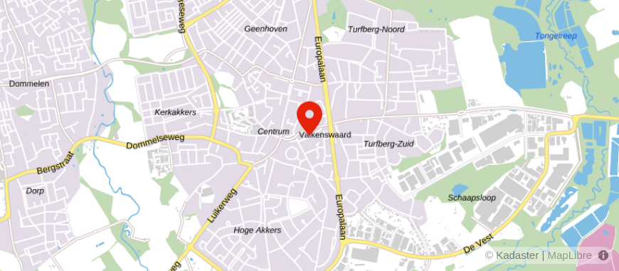 Locatie van Potters Notarissen