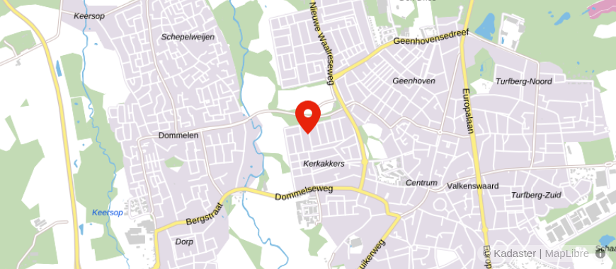 Locatie van Kouwenberg & Planners van Waarde