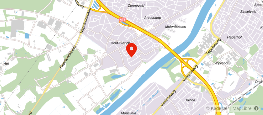 Locatie van GVG B.V.