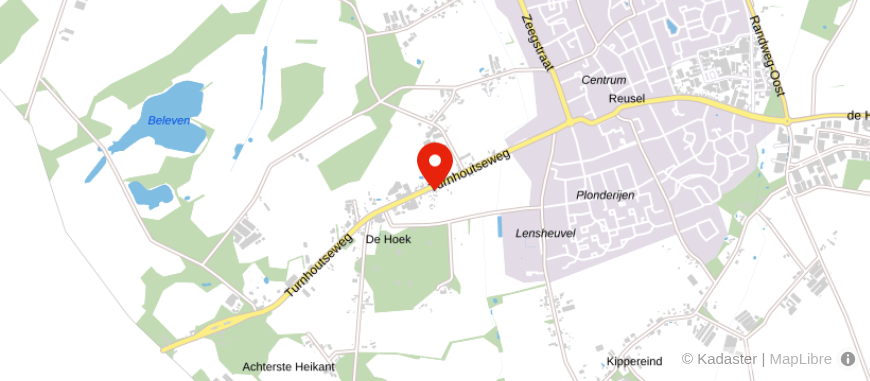 Locatie van Huiskamer Hypotheken Eersel-Bladel-Reusel