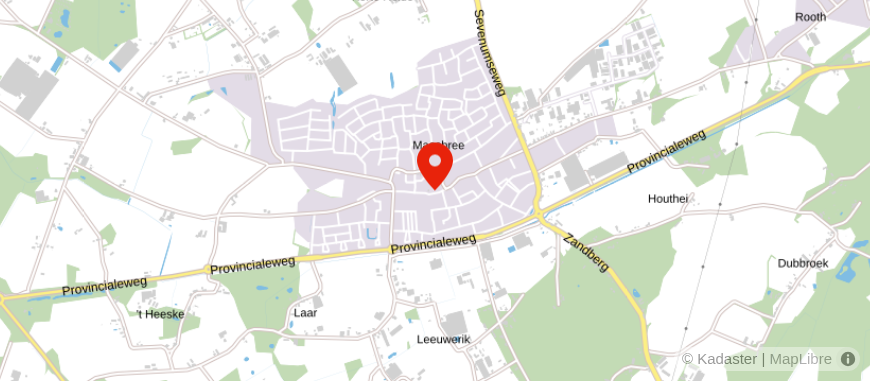 Locatie van Leenders en Gielen Assurantiën