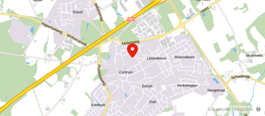 Locatie van Van Santvoort Makelaars