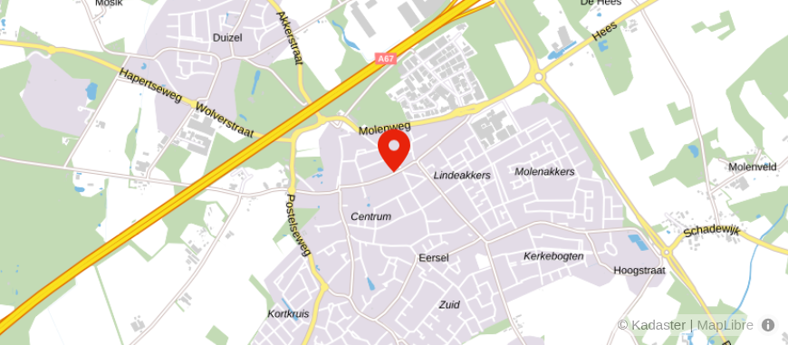 Locatie van Veldsink - Verberkmoes