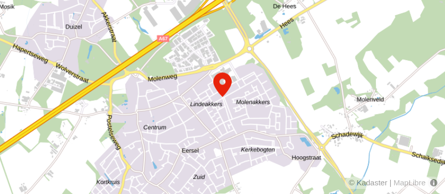 Locatie van MPM Advies B.V.