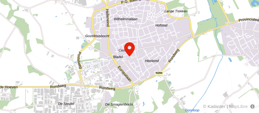 Locatie van Quintes Bladel