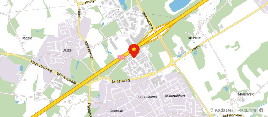 Locatie van Blox & Verbeek adviseurs