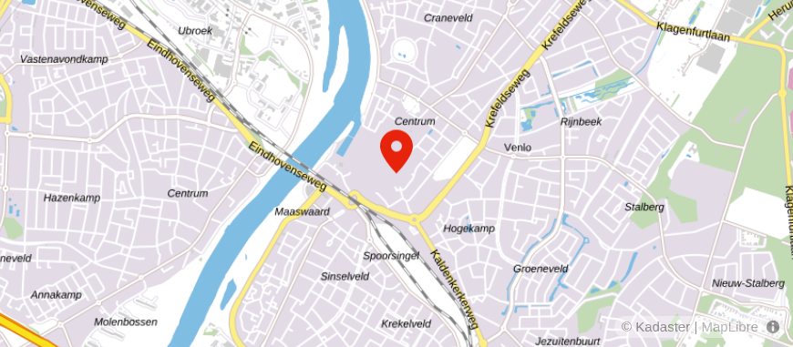 Locatie van De Hypotheker Venlo