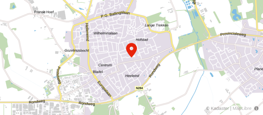 Locatie van de W van Wonen B.V. (Bladel)