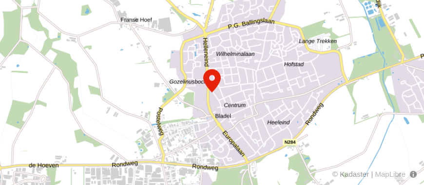 Locatie van De Leeuw Assurantiën