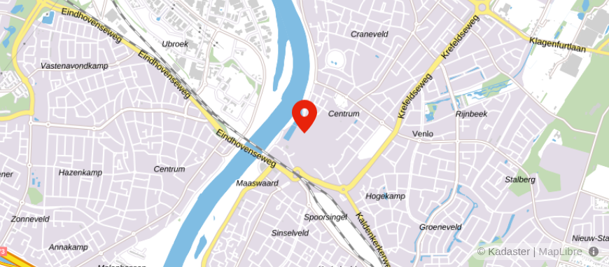 Locatie van ASN Bank Venlo