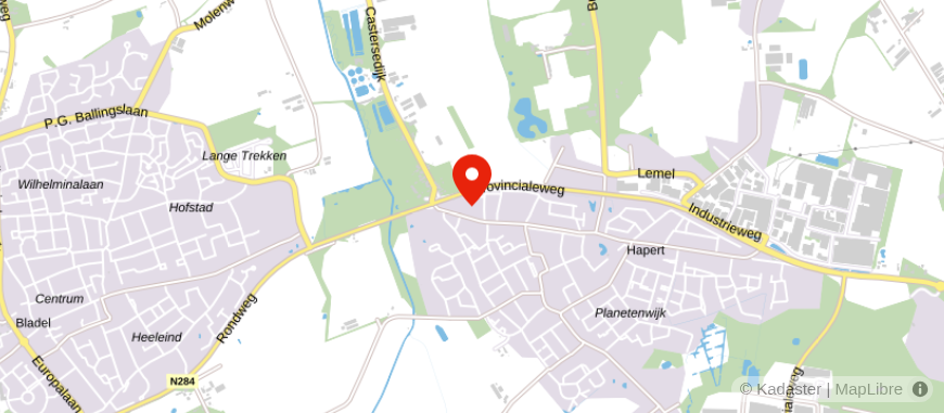 Locatie van Lamers & Van de Wijdeven
