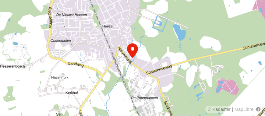 Locatie van Crematorium Heeze