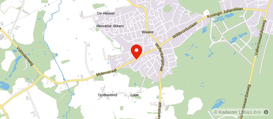 Locatie van Kantoor Van Weert