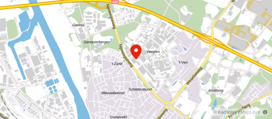 Locatie van AB Makelaardij