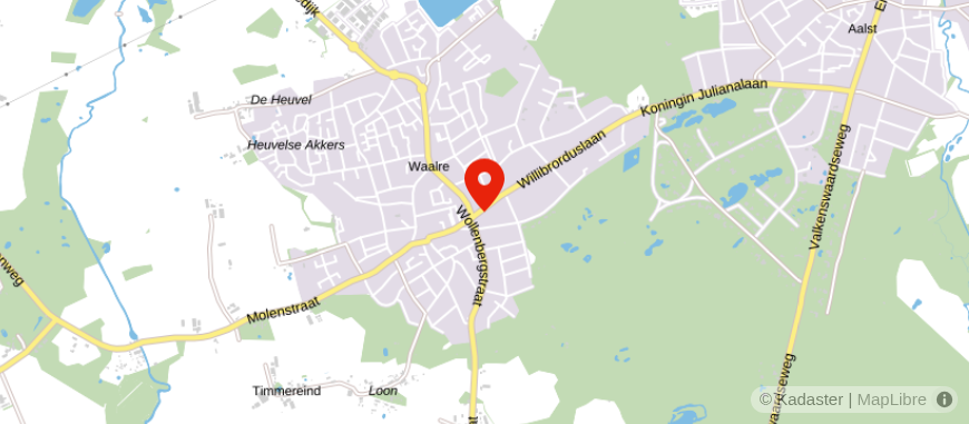 Locatie van Versmissen Adviesgroep