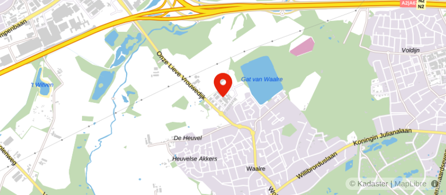 Locatie van Hypotheekbereik