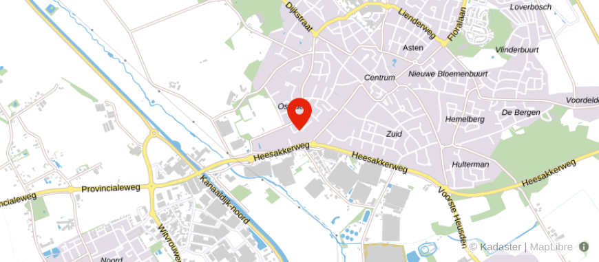 Locatie van Asten Assurantiën
