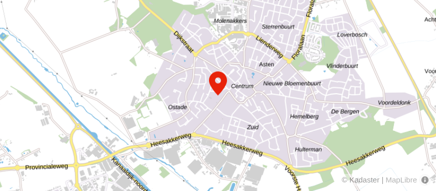 Locatie van Tinnemans-van Loon Accountantskantoor