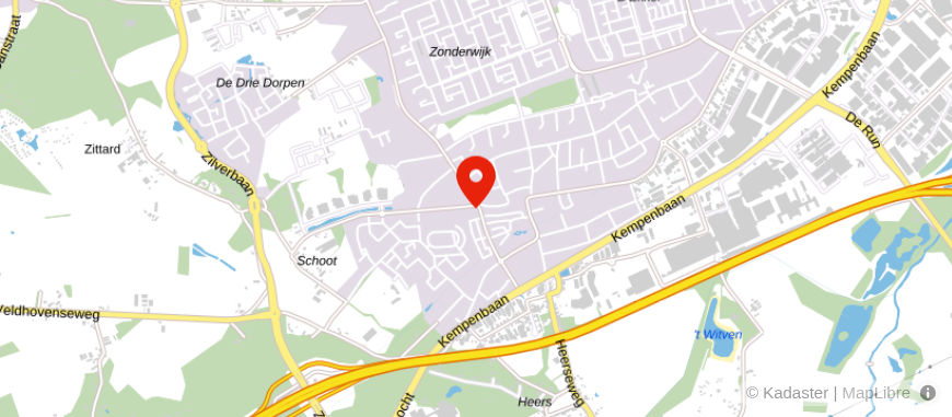 Locatie van De Hypotheker Veldhoven