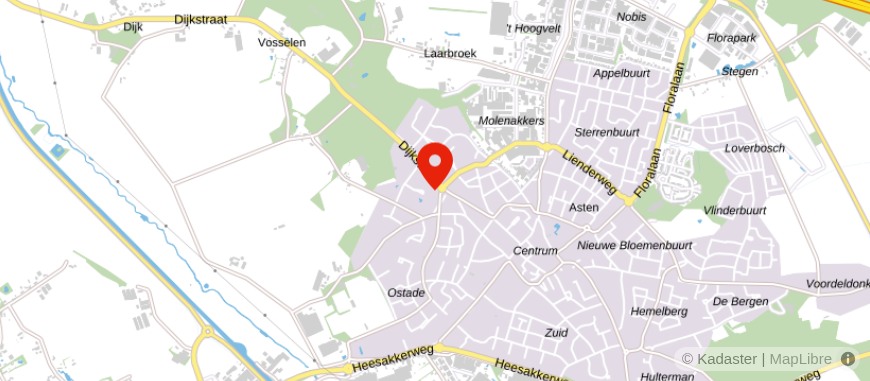 Locatie van Inde Hypotheekelarij BV