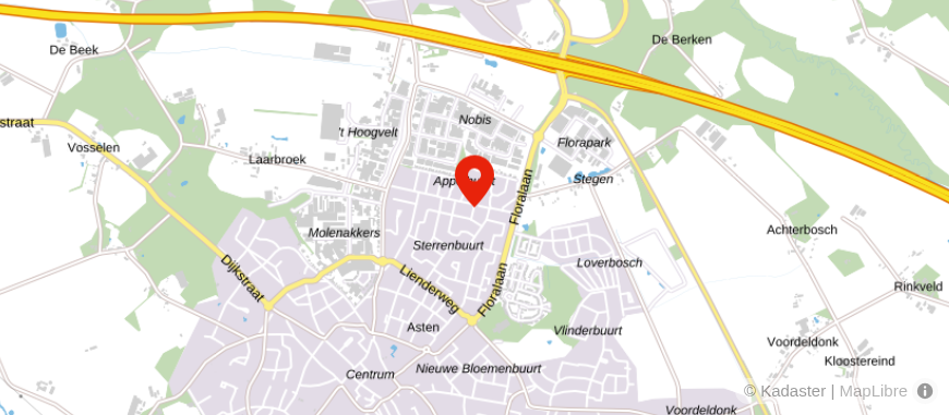 Locatie van Van Nes Advies
