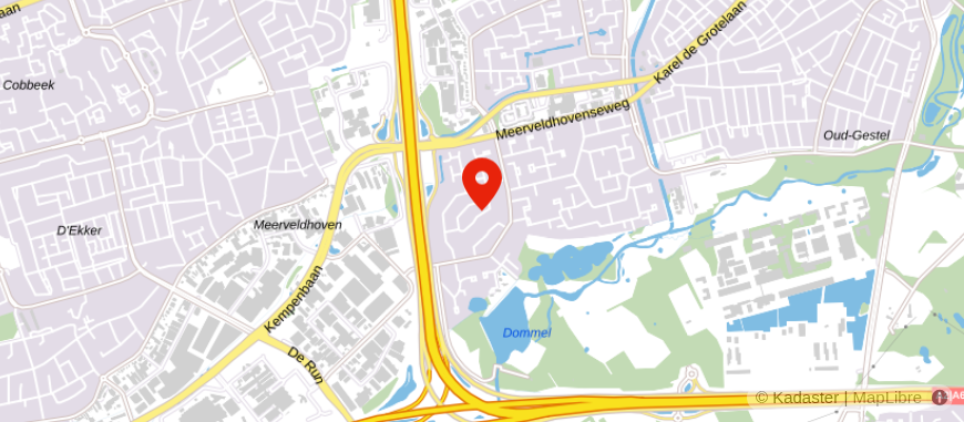 Locatie van Bureau Hoekstra Greve