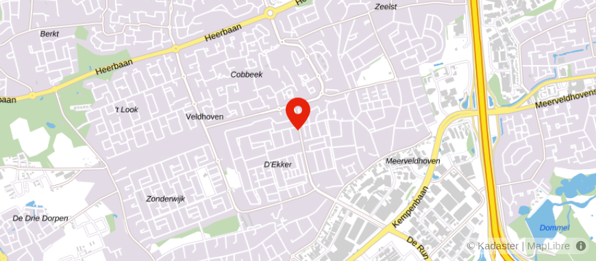 Locatie van Veldsink Advies, Veldhoven