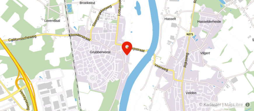 Locatie van Bob Noten Uitvaartbegeleiding
